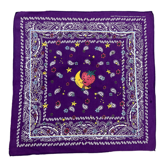 Vintage Bandana Bandanas VINTAGE Purple