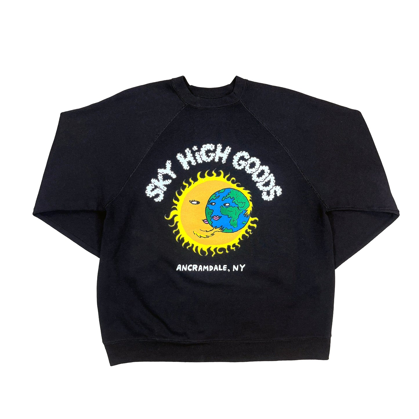 Vintage Sun and Earth Crewneck Sweatshirts VINTAGE
