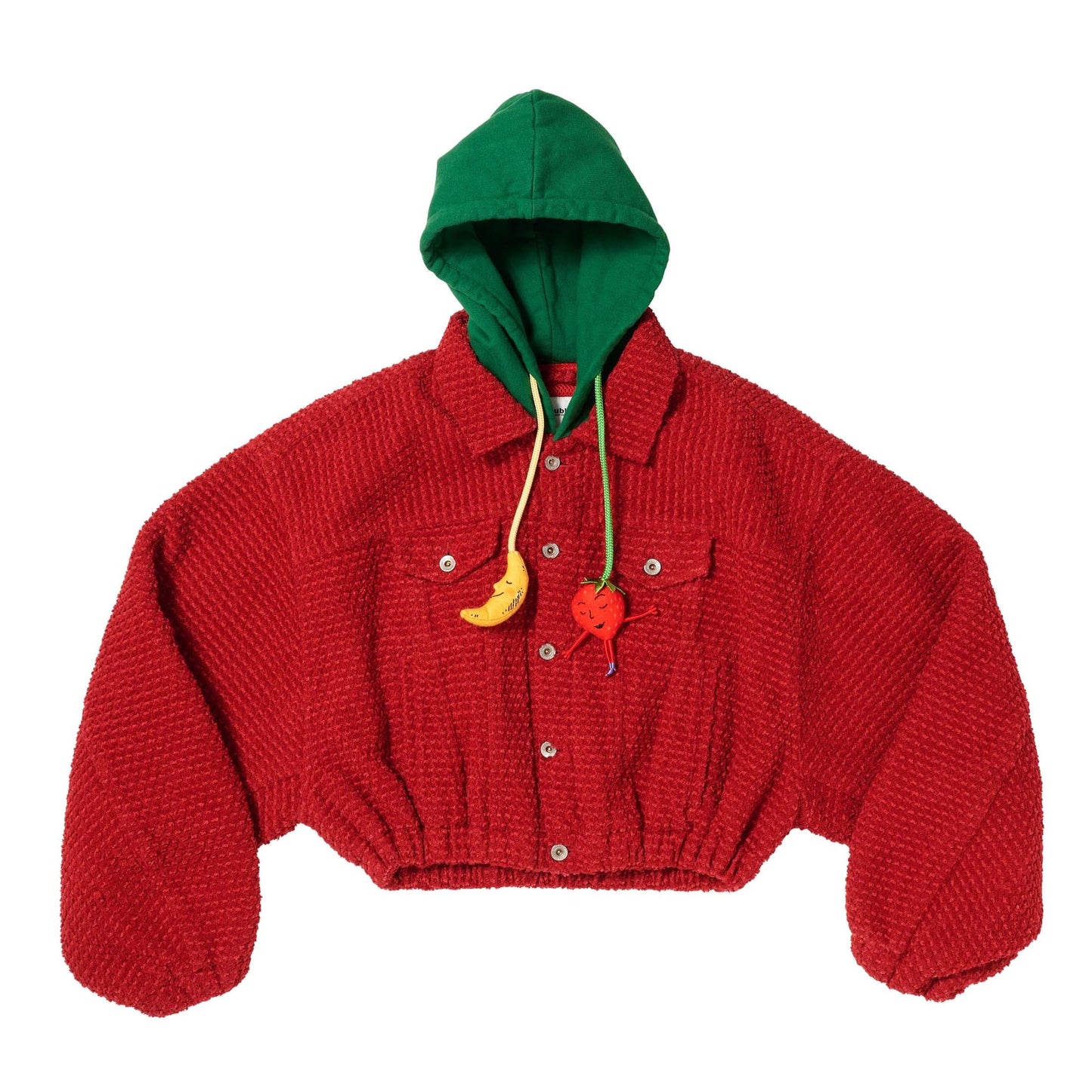 Puffed Strawberry Trucker Jacket Trucker Jackets Sky High Farm Goods 