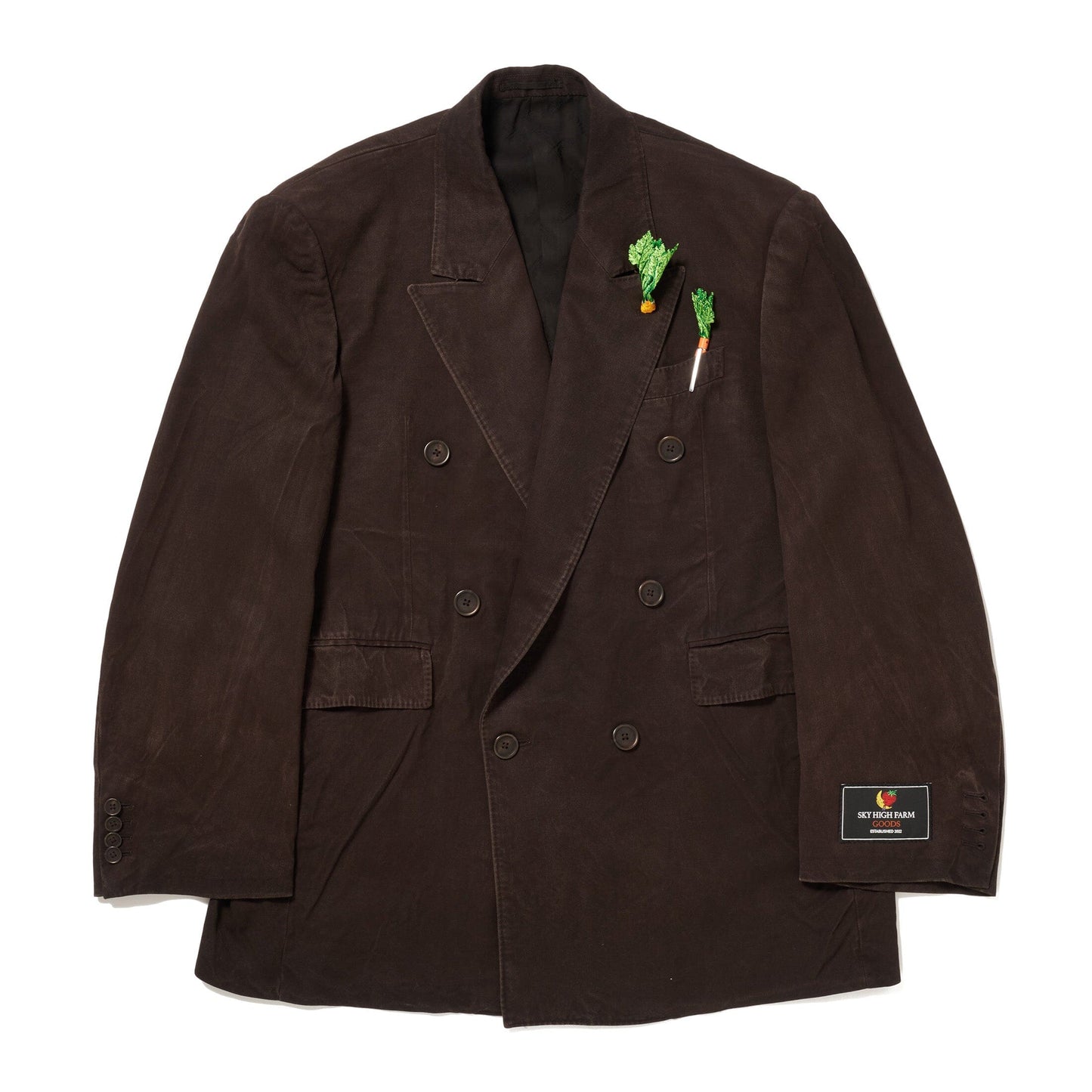Mud-Dyed Double Jacket Coats & Jackets Sky High Farm Goods 