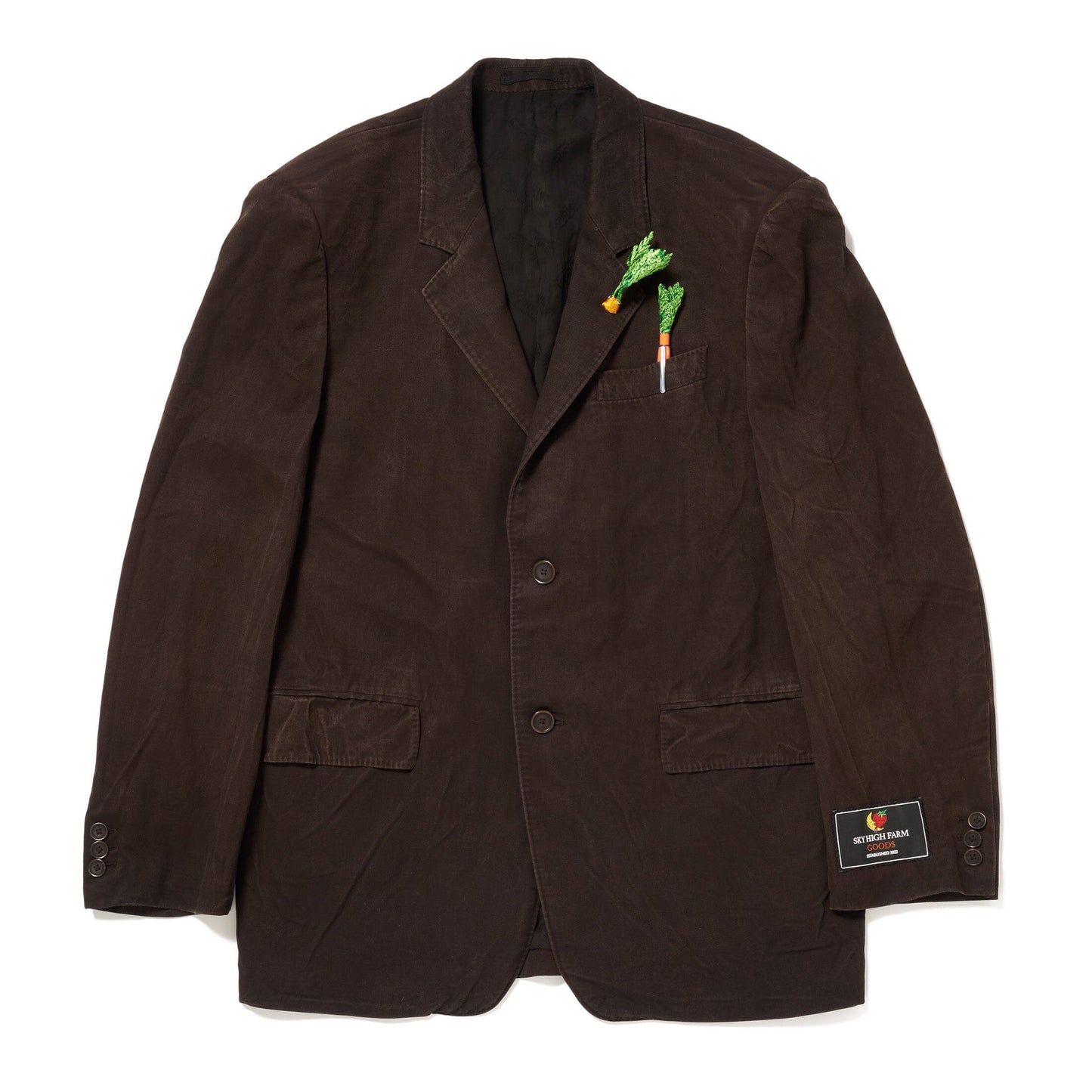 Mud-Dyed Tailored Jacket Coats & Jackets Sky High Farm Goods 