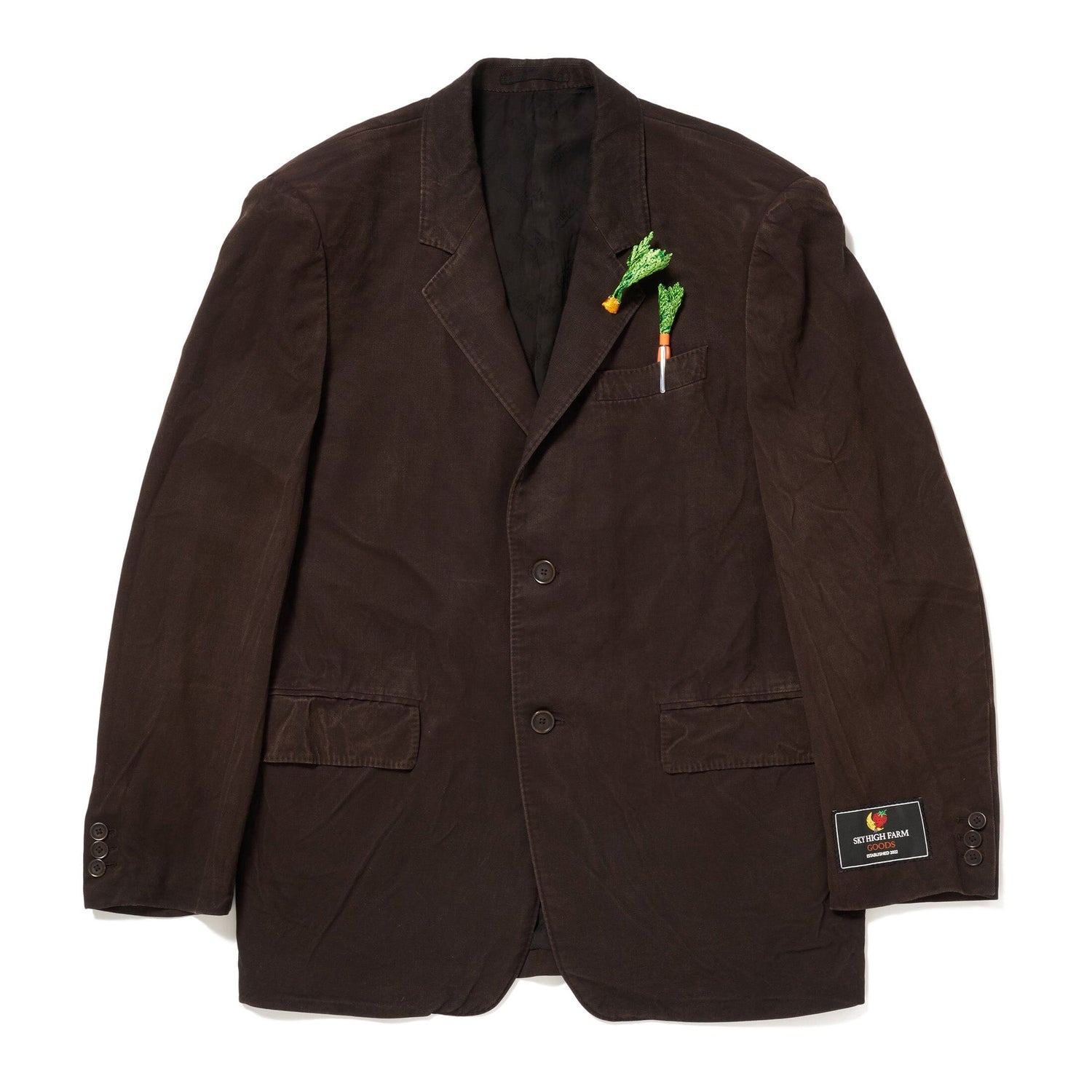 Mud-Dyed Tailored Jacket Coats & Jackets Sky High Farm Goods 