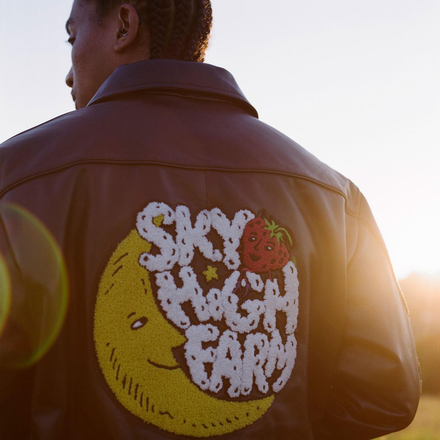 Logo Jacket Leather Coats & Jackets Sky High Farm Goods 