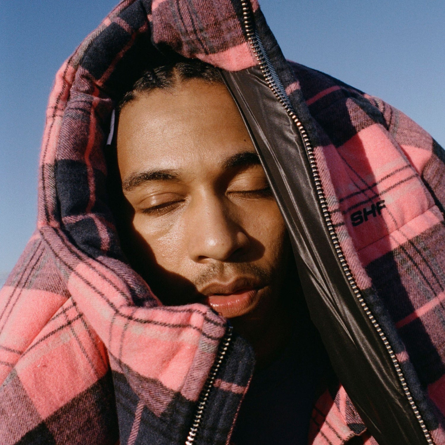 Flannel Puffer Jacket Coats & Jackets Sky High Farm Goods 