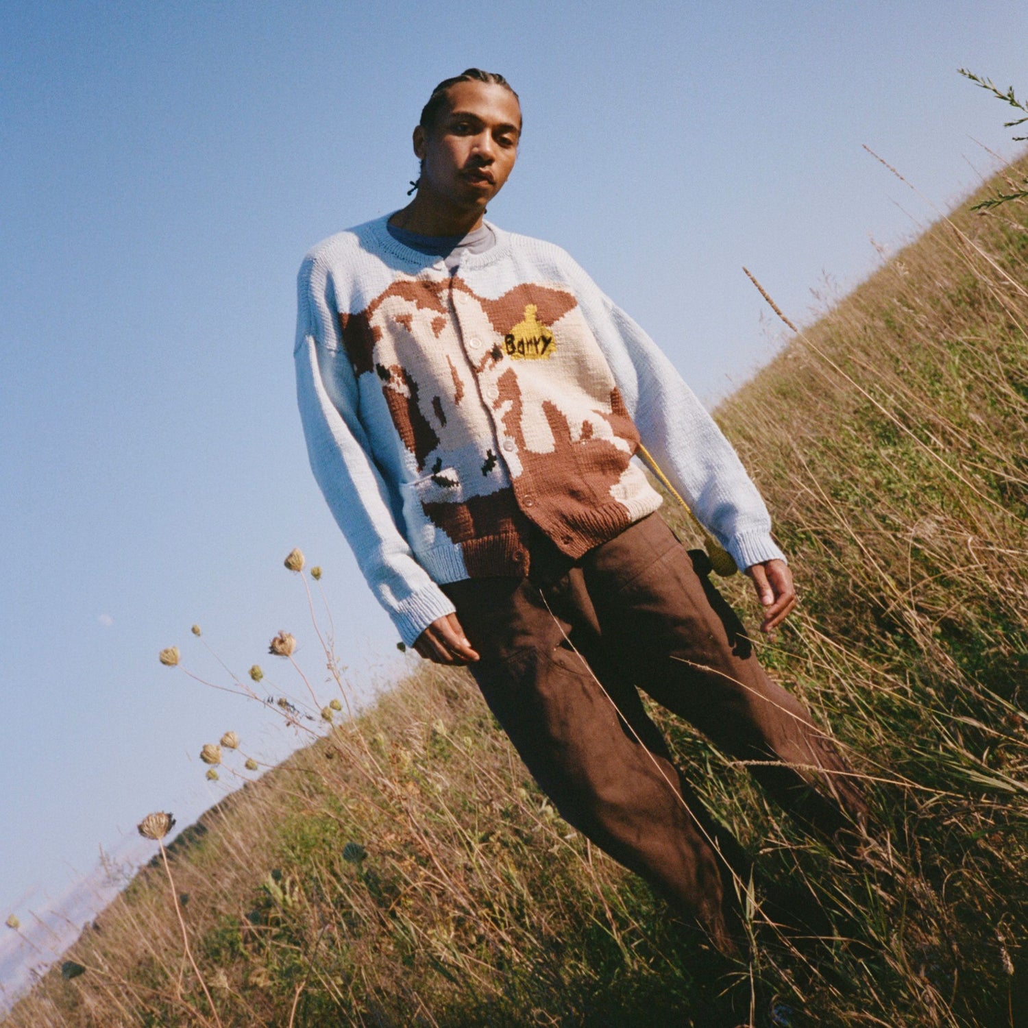 Handknit Barry Cardigan Sweaters Sky High Farm Goods 