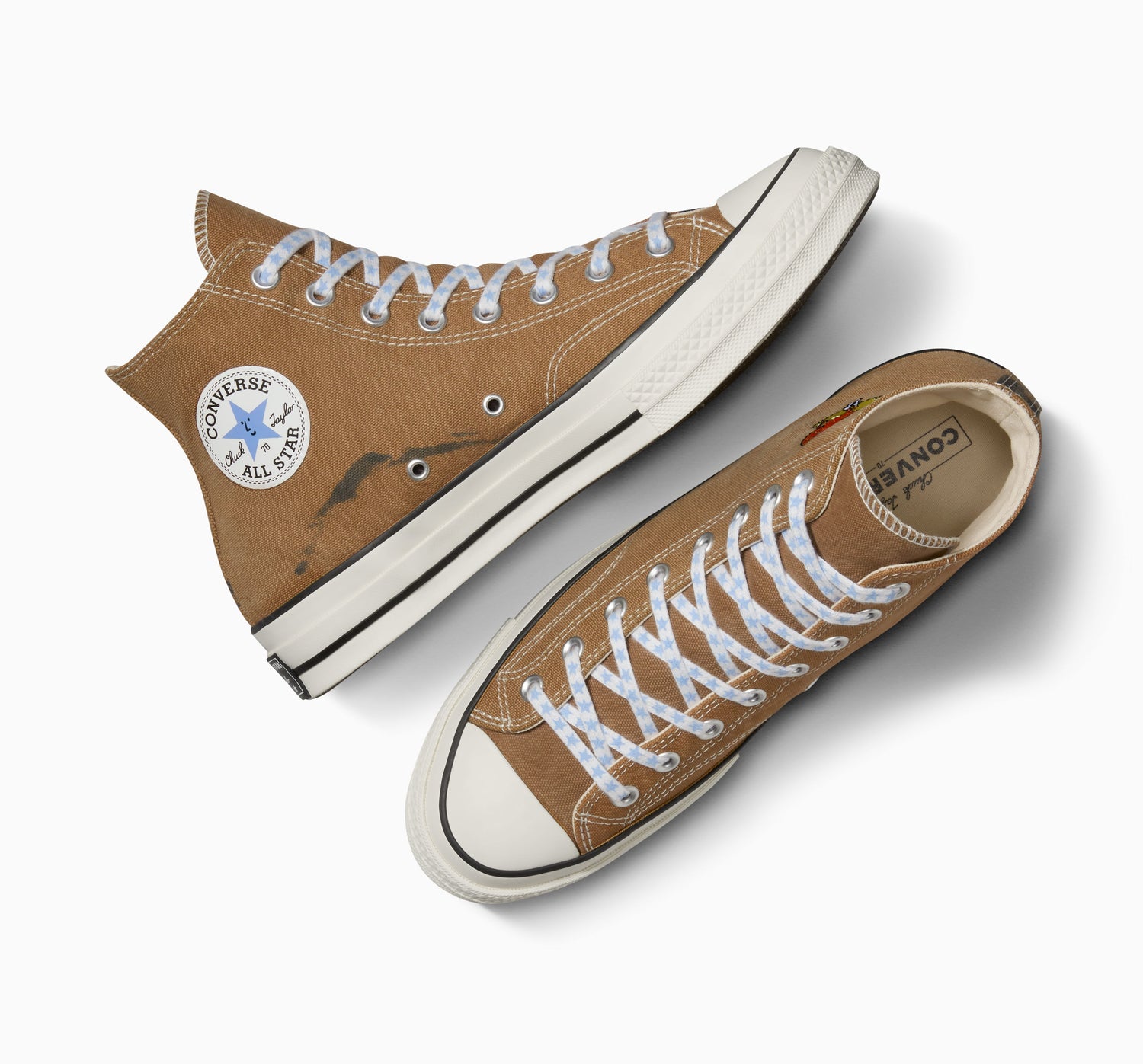 Converse x Sky High Farm Workwear Converse Upcycled Chuck Woven - Tan Shoes CONVERSE 