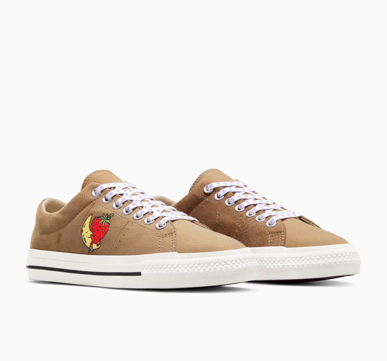 Converse x Sky High Farm Workwear Converse Upcycled 1star Woven - Tan Shoes CONVERSE 