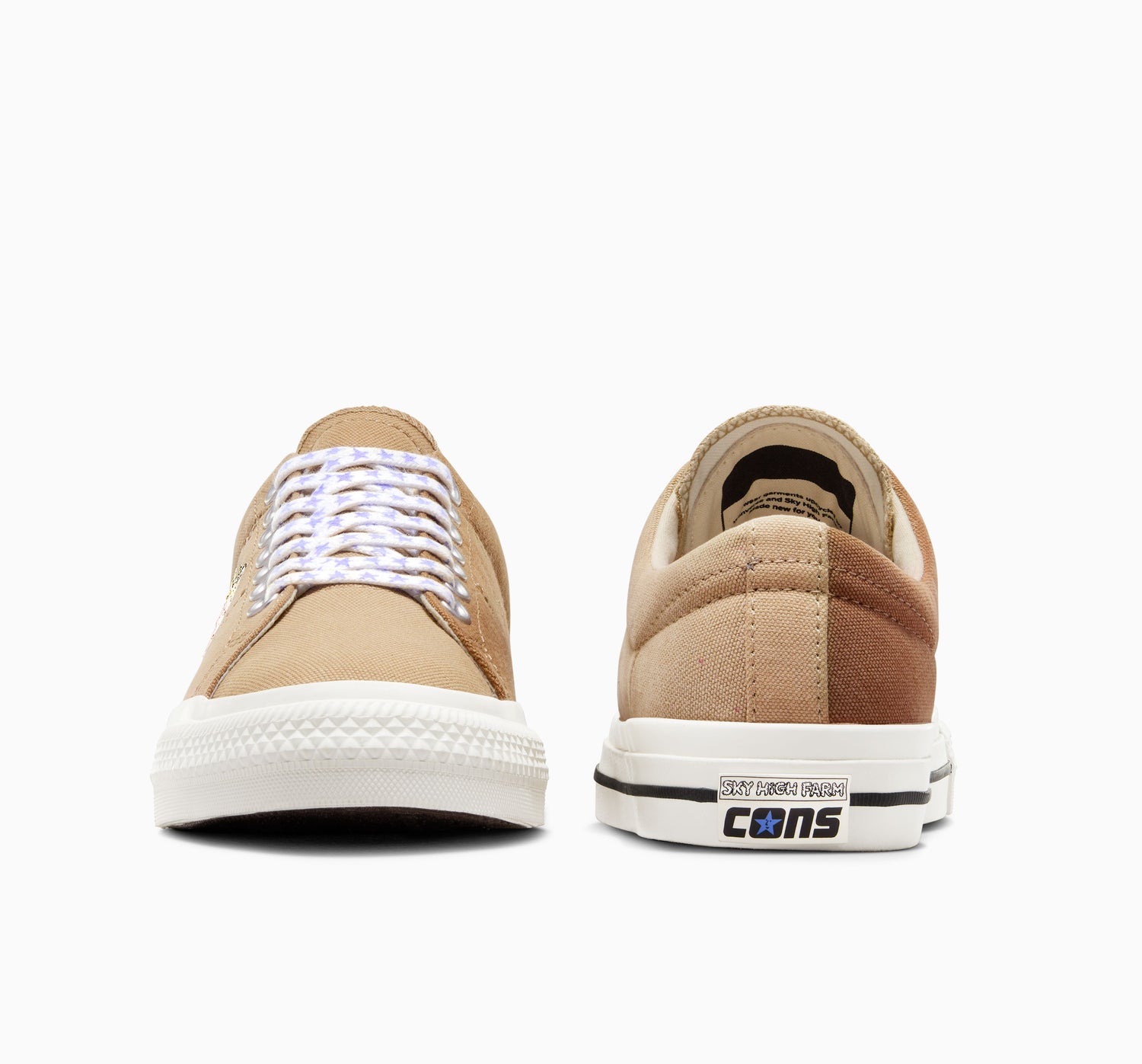 Converse x Sky High Farm Workwear Converse Upcycled 1star Woven - Tan Shoes CONVERSE 