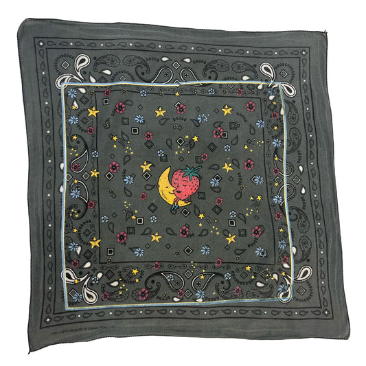 Vintage Bandana Bandanas VINTAGE Grey 