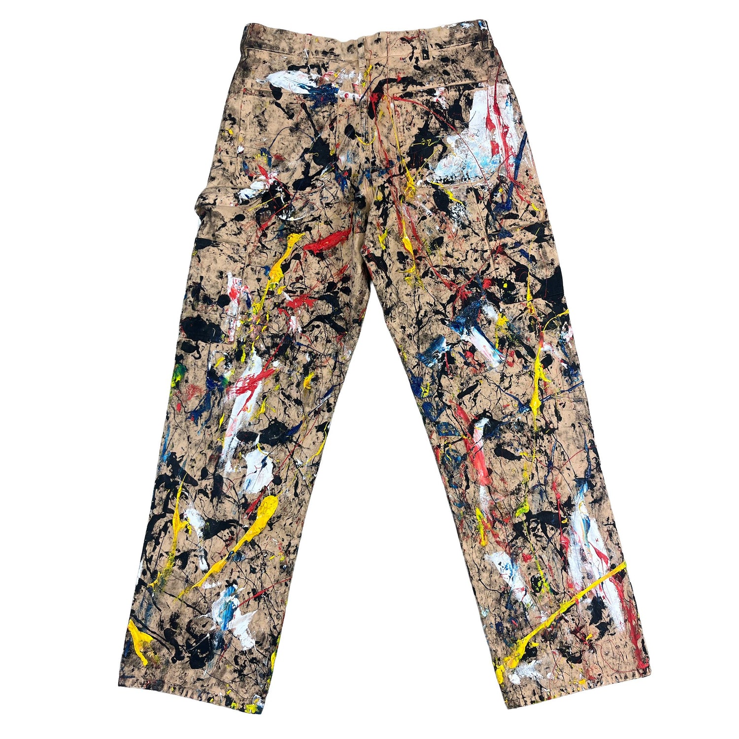 Hand Painted Canvas Double Knee Pants Work Pants Sky High Farm Goods 