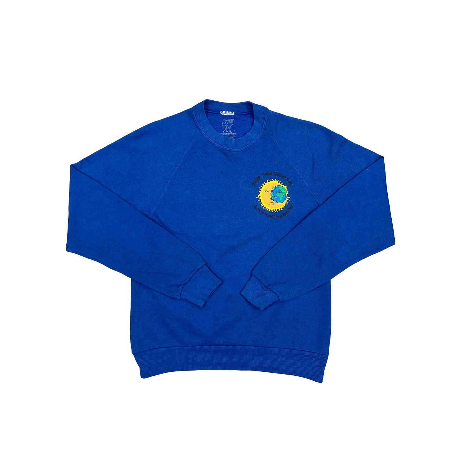 Kids Vintage Sun and Earth Sweatshirt Sweatshirts VINTAGE 