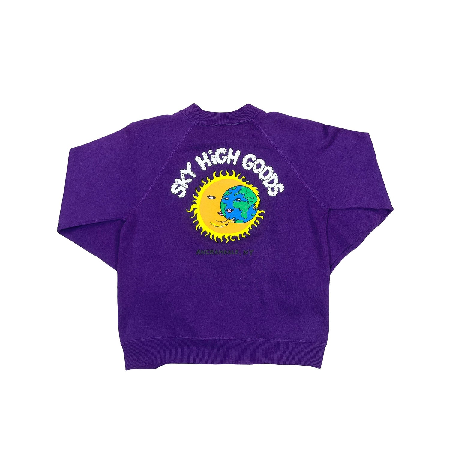 Kids Vintage Sun and Earth Sweatshirt Sweatshirts VINTAGE 