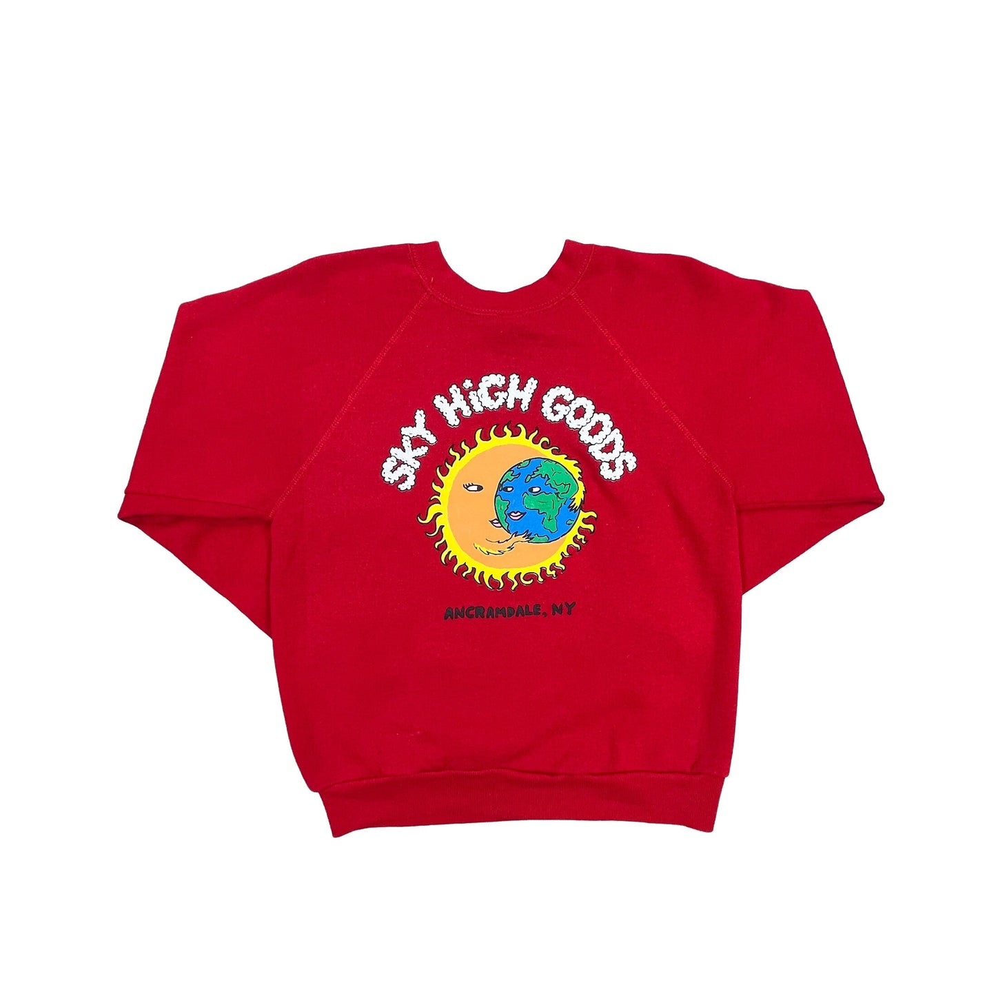Kids Vintage Sun and Earth Sweatshirt Sweatshirts VINTAGE 