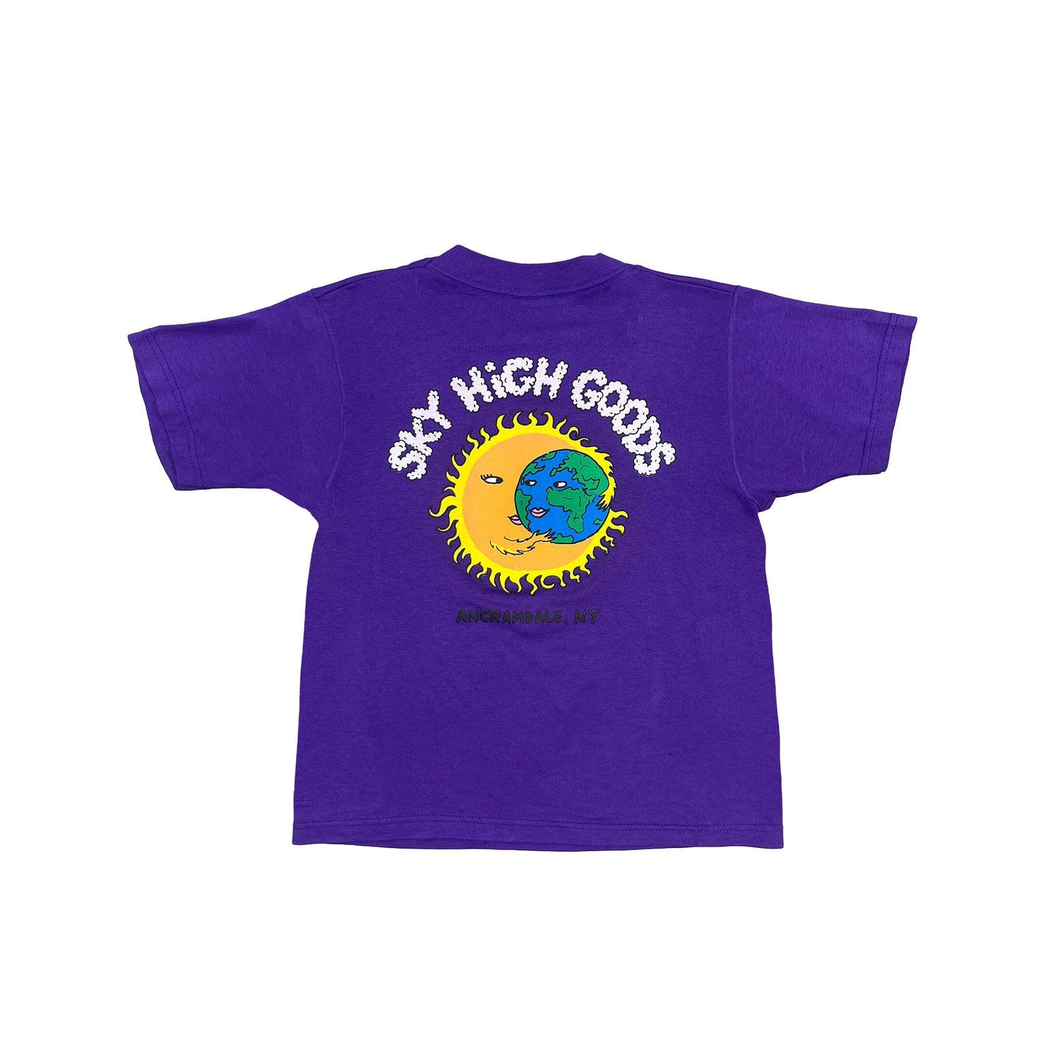 Kids Vintage Sun and Earth Tee Shirt T-Shirts VINTAGE 