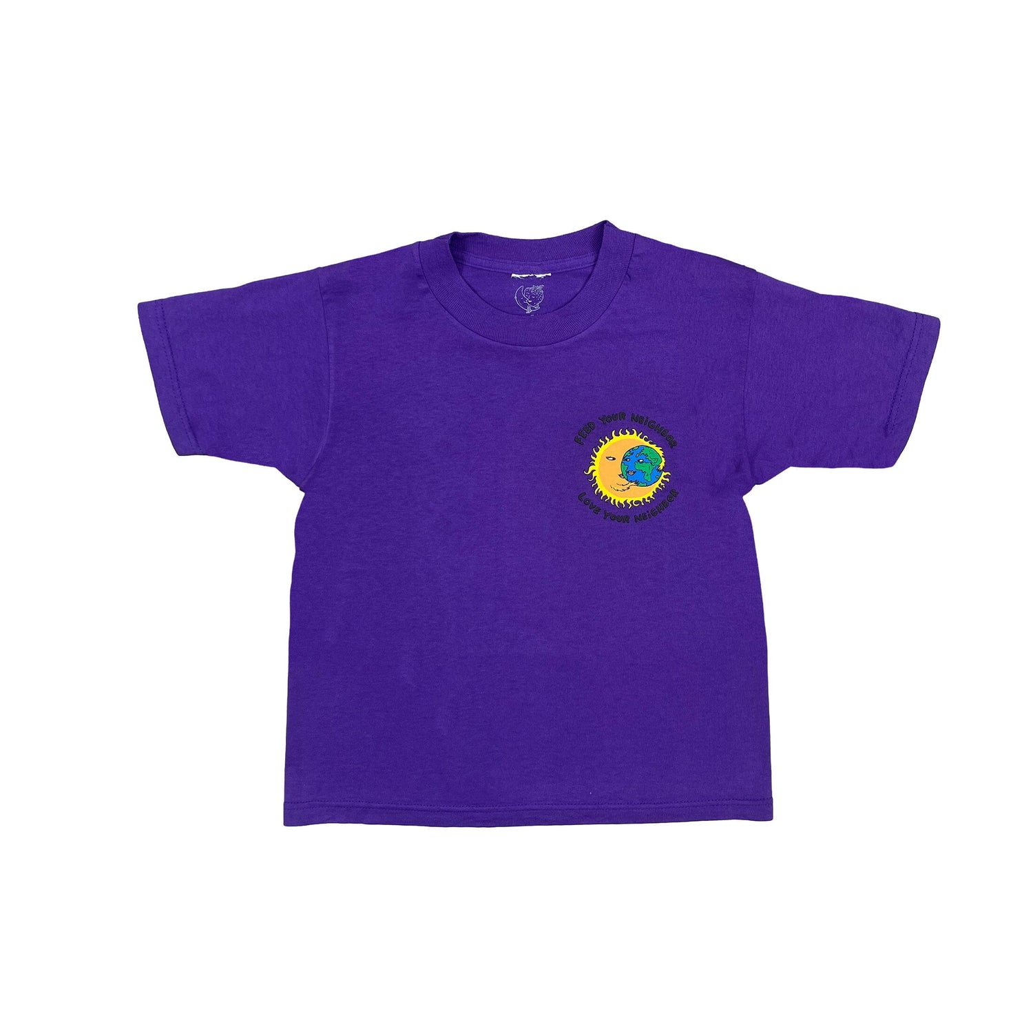 Kids Vintage Sun and Earth Tee Shirt T-Shirts VINTAGE 