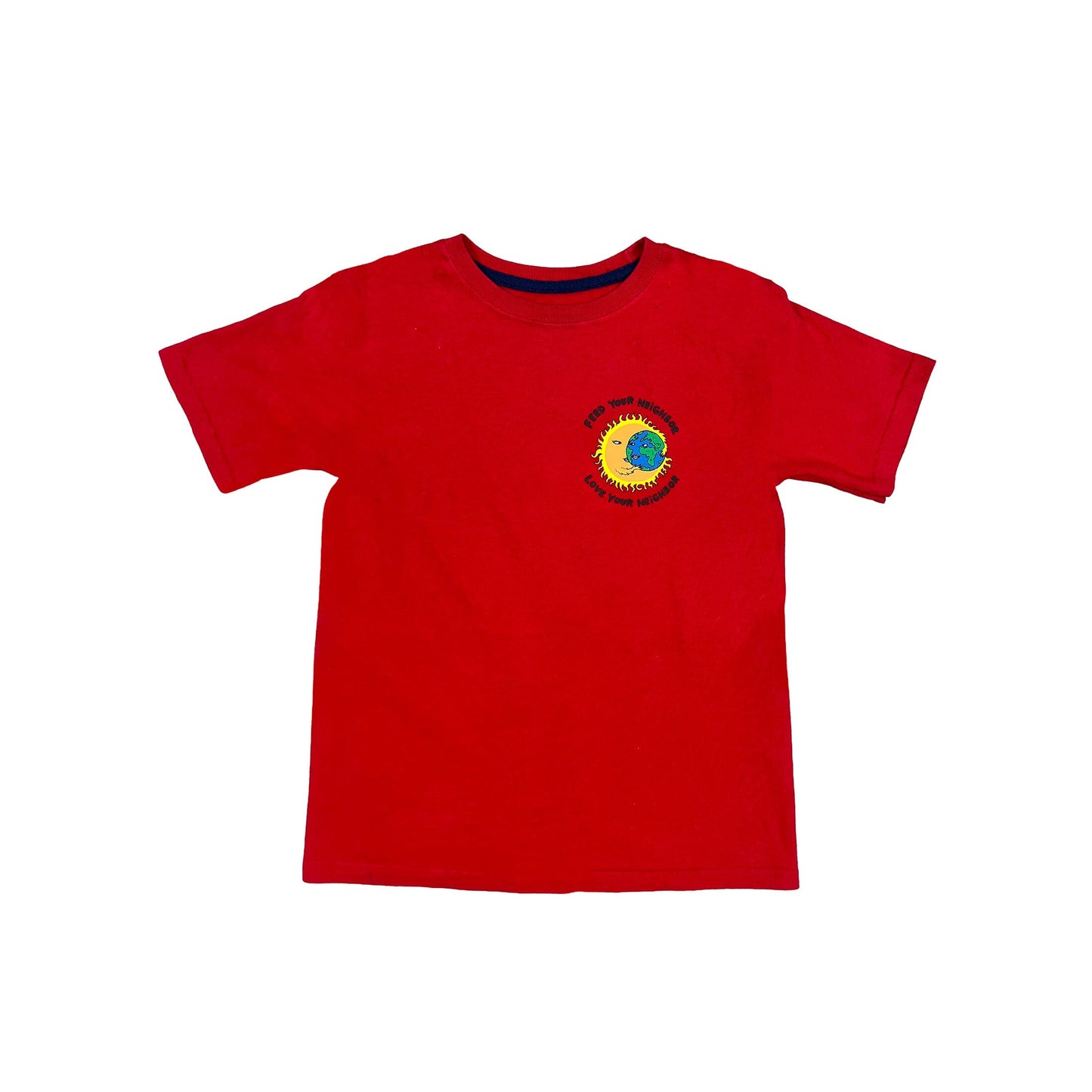 Kids Vintage Sun and Earth Tee Shirt T-Shirts VINTAGE 