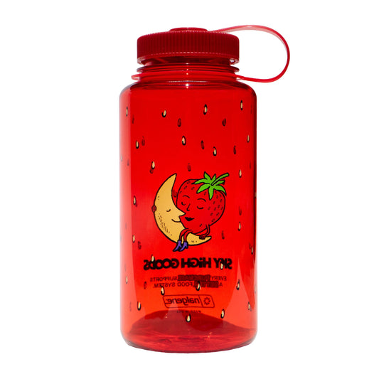Strawberry Water Bottle Water Bottle Sky High Farm Goods 