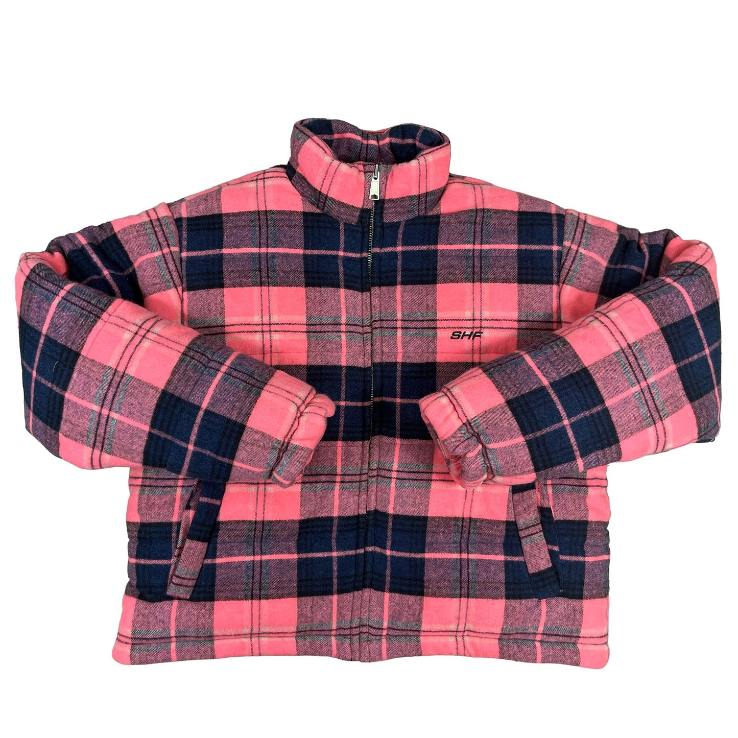Flannel Puffer Jacket Coats & Jackets Sky High Farm Goods 