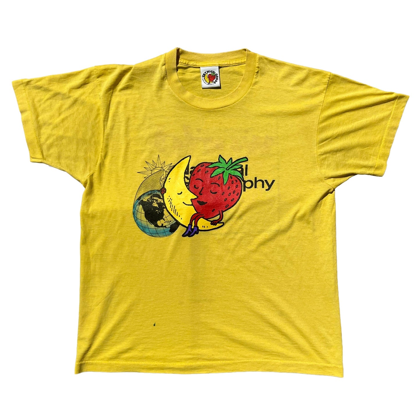 Vintage Strawberry Moon Overprint Tee-Shirt T-Shirts Sky High Farm Goods 