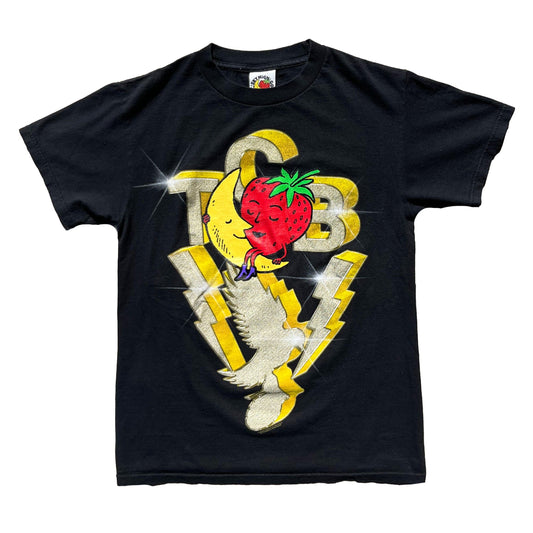 Vintage Strawberry Moon Overprint Tee-Shirt T-Shirts Sky High Farm Goods 