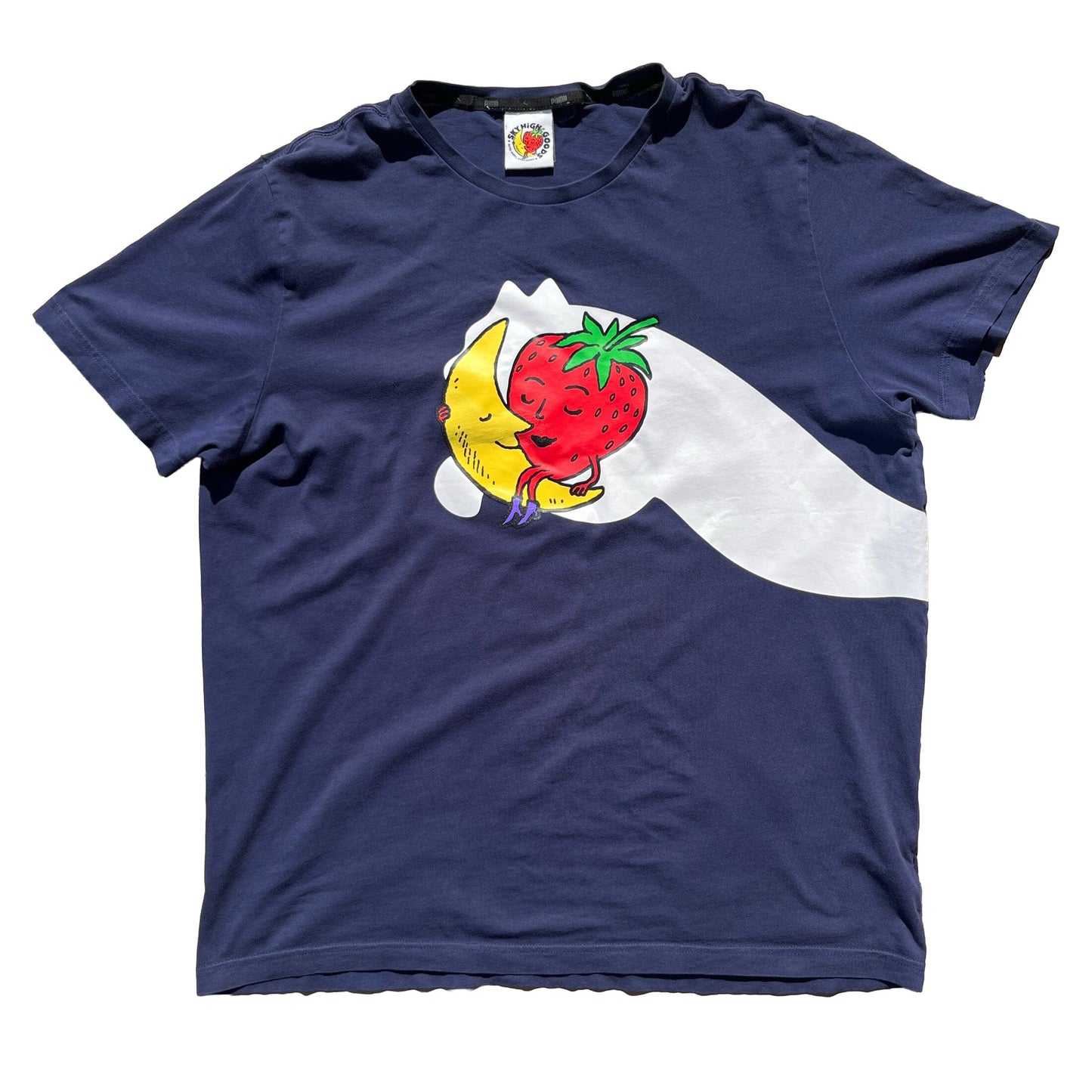 Vintage Strawberry Moon Overprint Tee-Shirt T-Shirts Sky High Farm Goods 