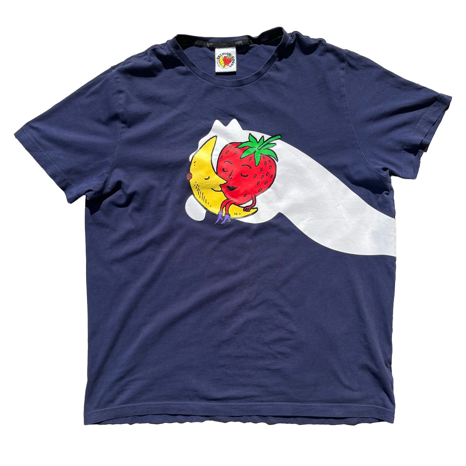 Vintage Strawberry Moon Overprint Tee-Shirt T-Shirts Sky High Farm Goods 