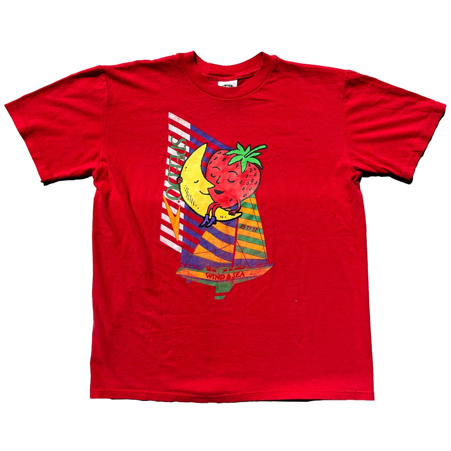 Vintage Strawberry Moon Overprint Tee-Shirt T-Shirts Sky High Farm Goods 