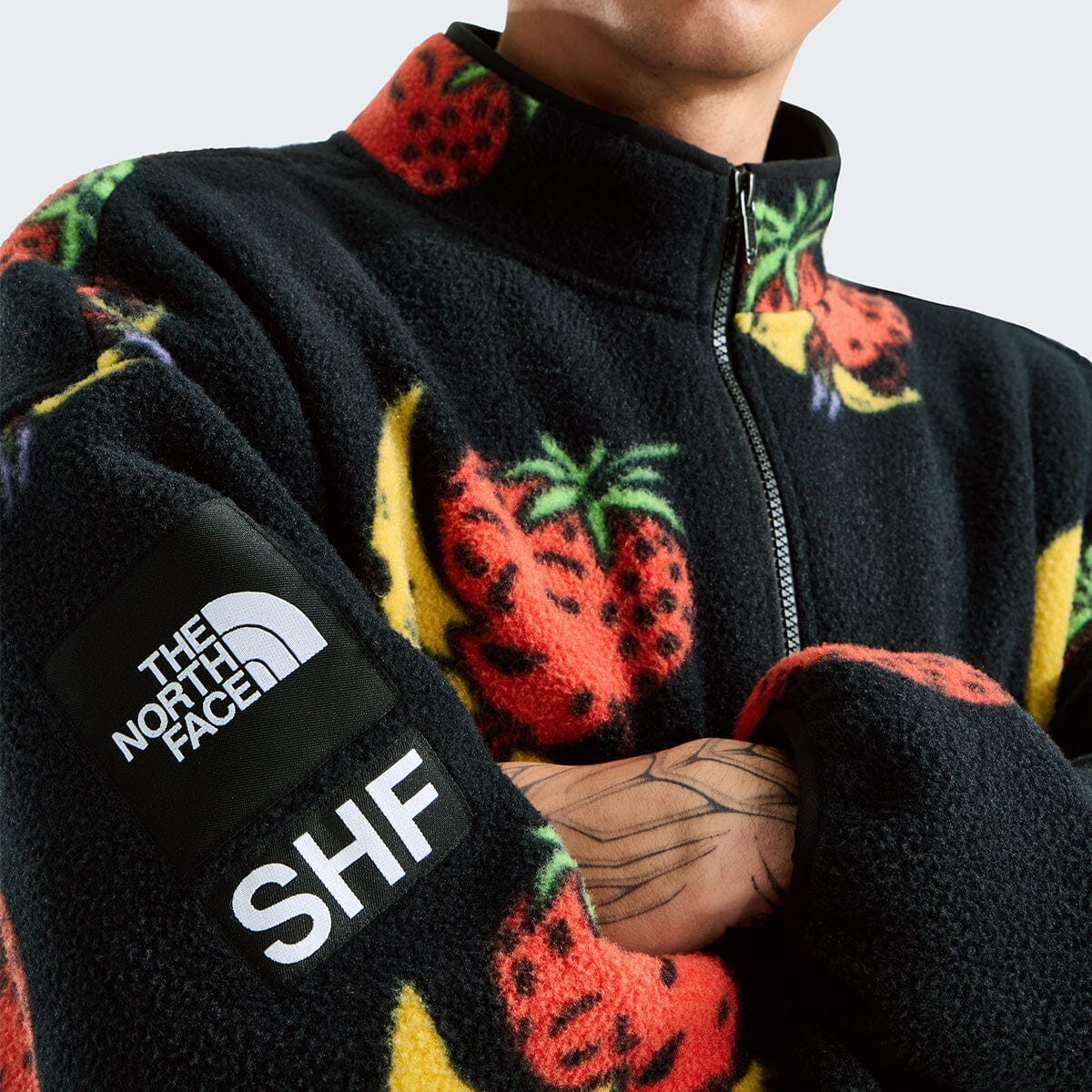 TNF X SHF FLEECE 1/2 ZIP Sky High Farm Goods 