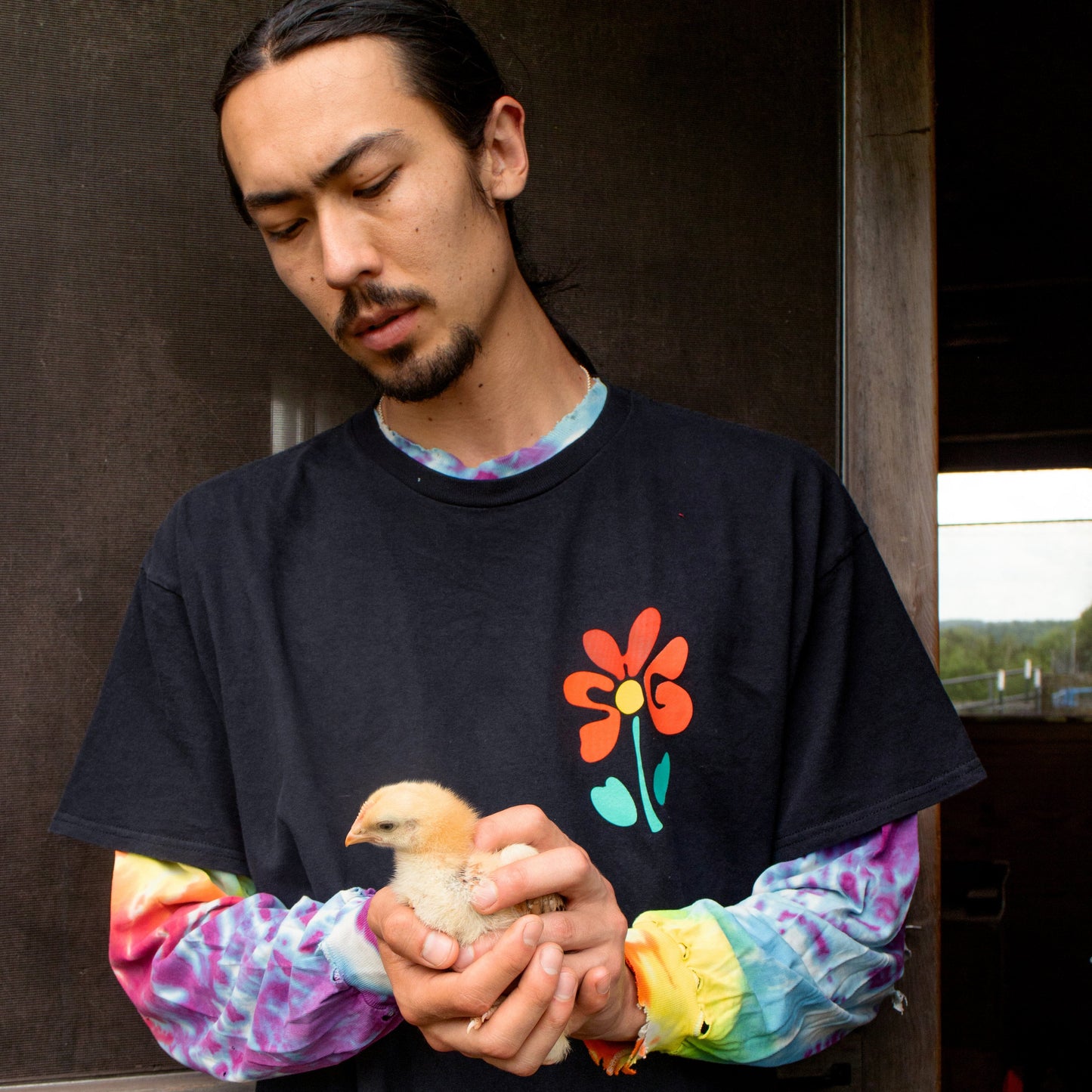Vintage SHG Flower Tee-Shirt T-Shirts Sky High Farm Goods 