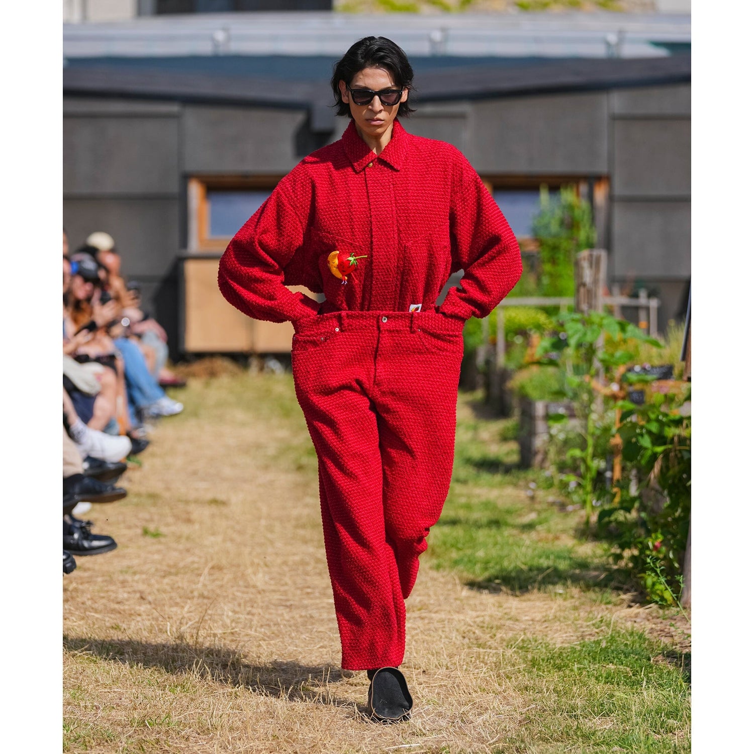Floating Waist Strawberry Trouser Pants Sky High Farm Goods 