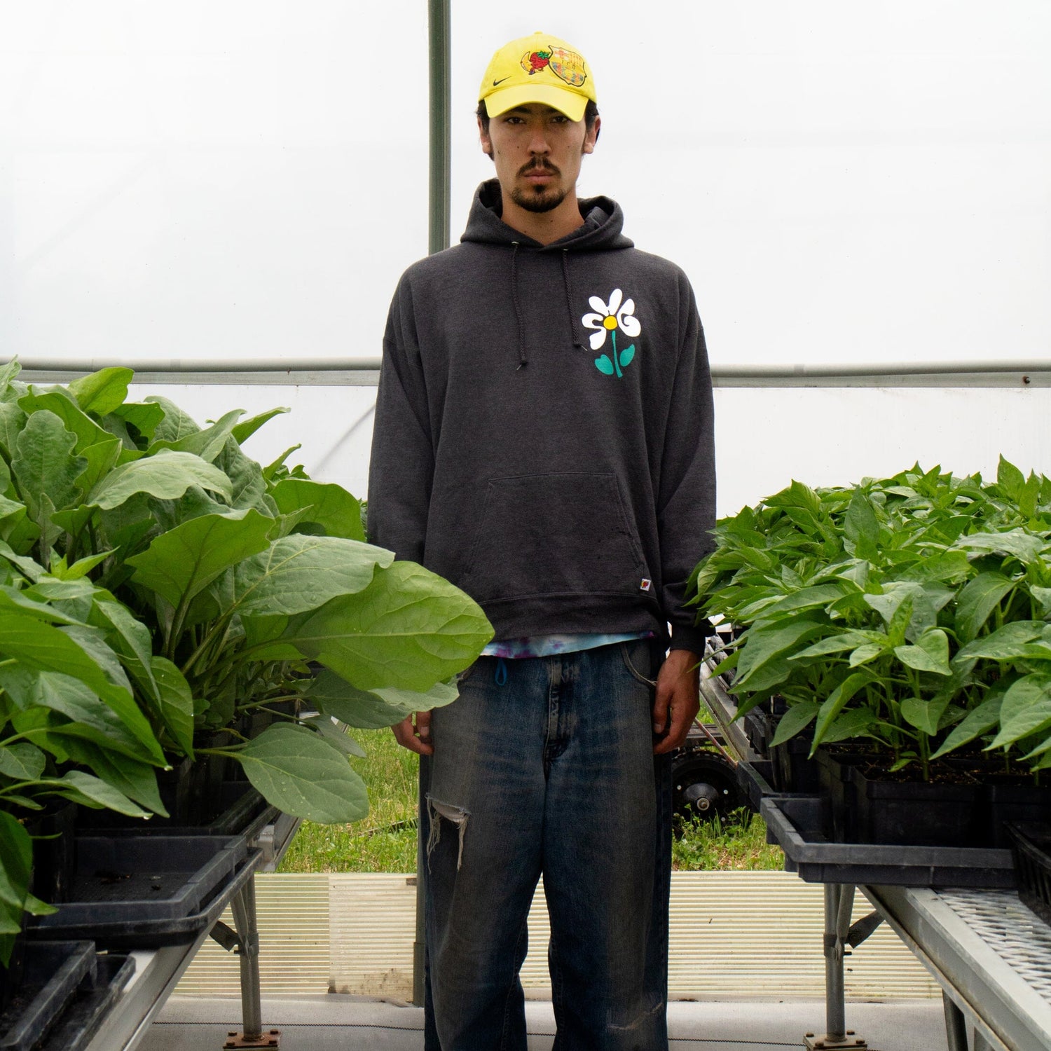 Vintage SHG Flower Hoodie Hoodies Sky High Farm Goods 