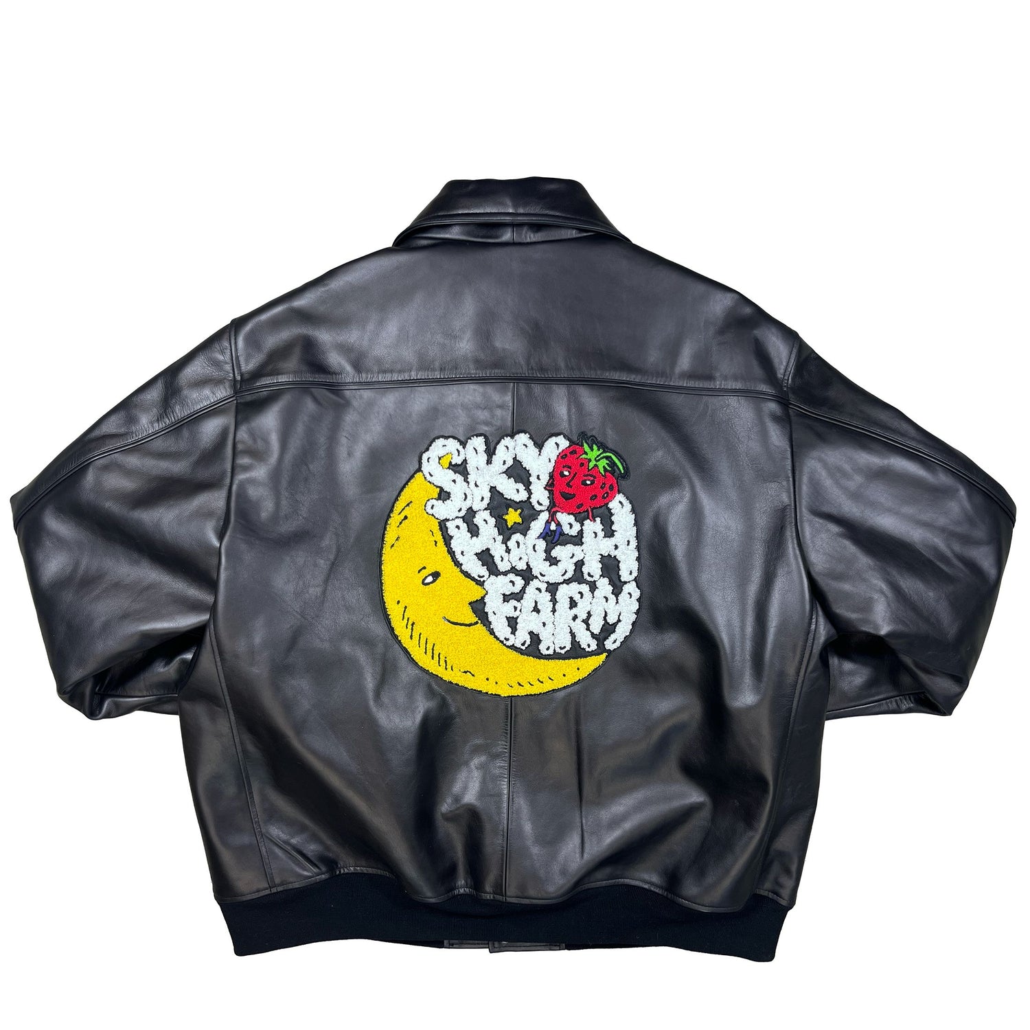 Logo Jacket Leather Coats & Jackets Sky High Farm Goods 