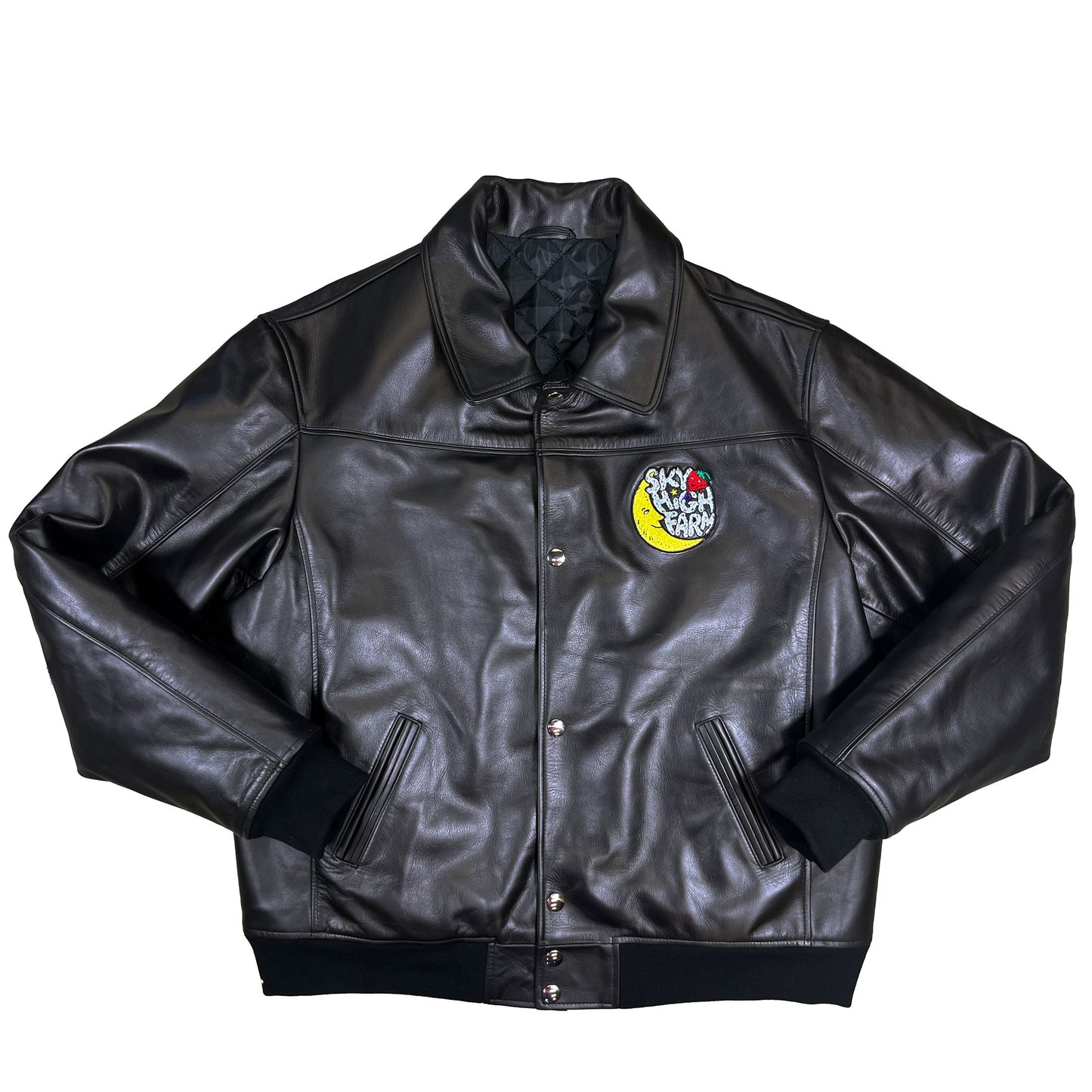Logo Jacket Leather Coats & Jackets Sky High Farm Goods 