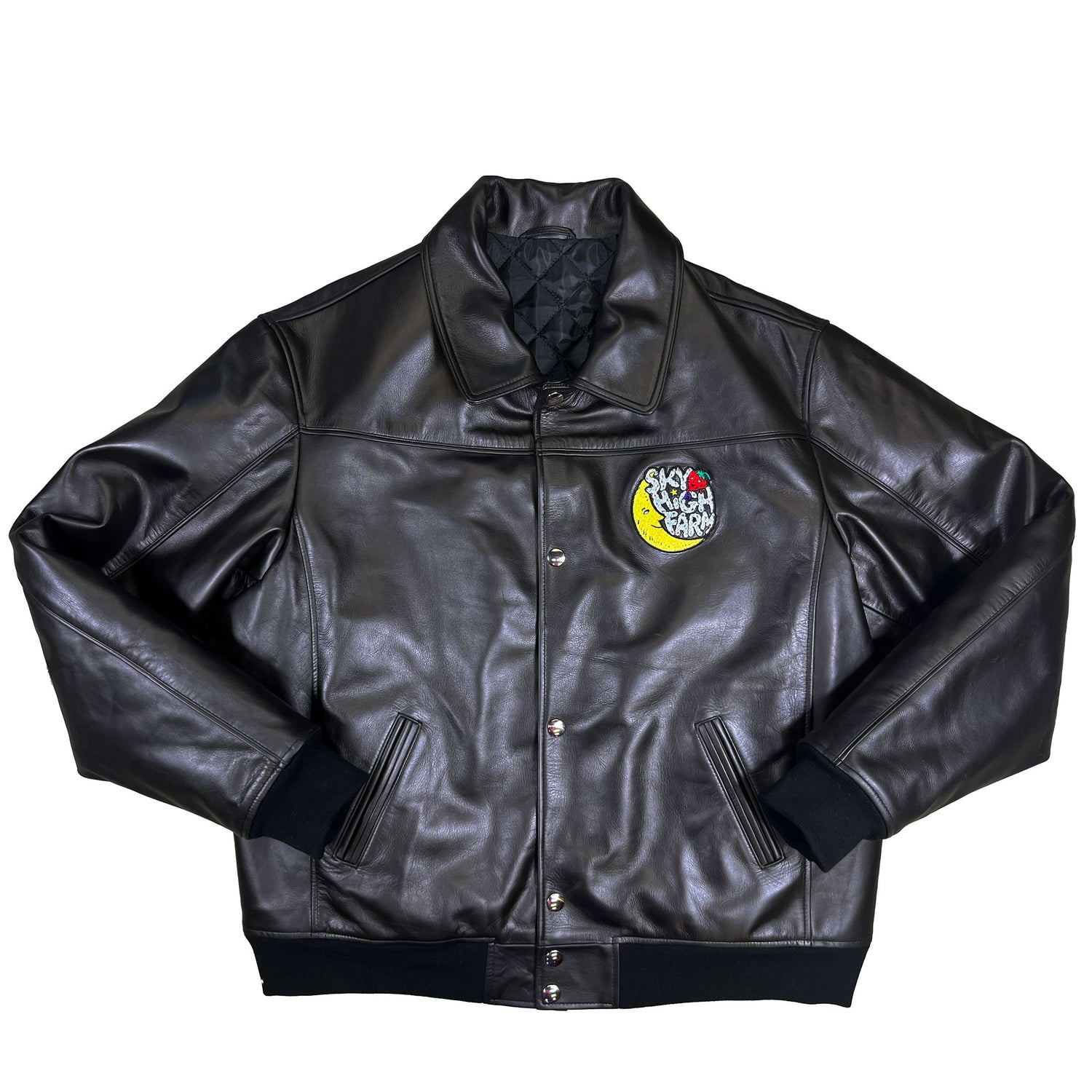 Logo Jacket Leather Coats & Jackets Sky High Farm Goods 